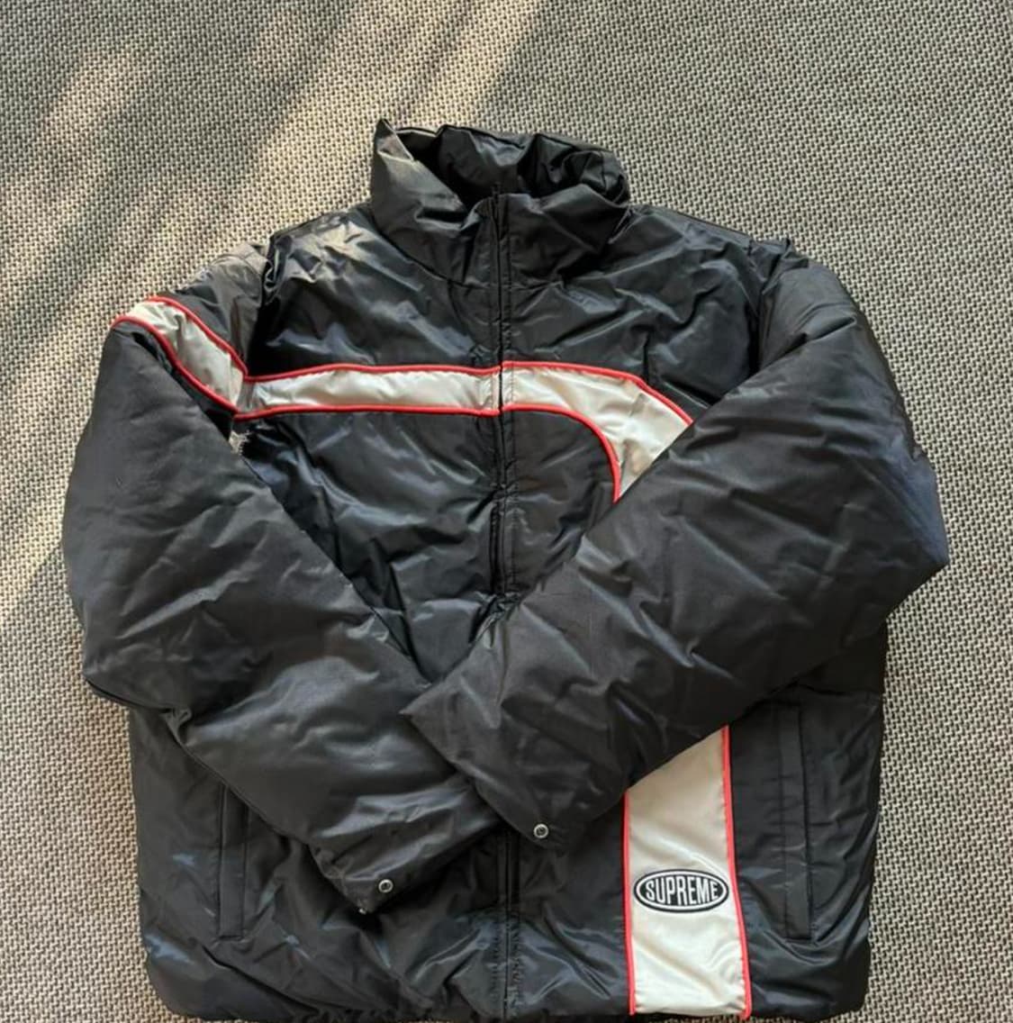 ジャケット・アウター Supreme stripe puffer jacket 23ss ジャケット・アウター Supreme stripe puffer jacket 23ss